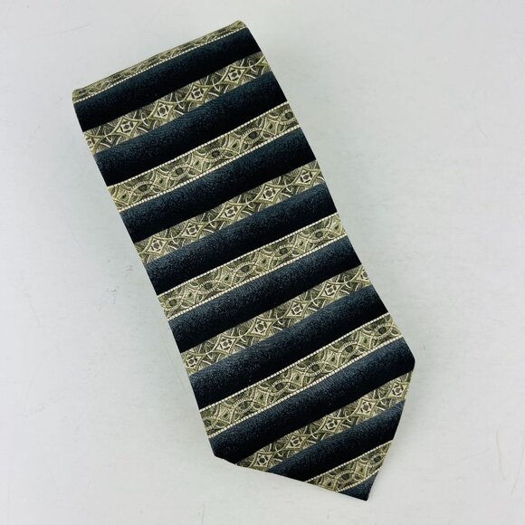 Van Heusen Designer Necktie Tie 100% Silk - Picture 1 of 4